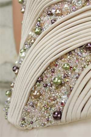 A detailed corset with gems and crystals Fotografie stock - Microstock e Abbonamento, Codice: 400-03945358