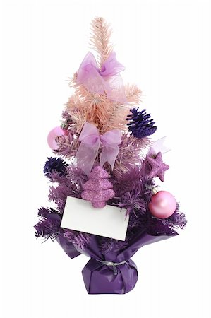 simsearch:614-06897953,k - Chtistmas tree / isolated / Hand made clipping path included Photographie de stock - Aubaine LD & Abonnement, Code: 400-03945804