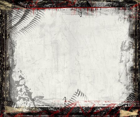 simsearch:6118-08399652,k - Computer designed highly detailed grunge border and aged textured background. Nice grunge element for your projects Photographie de stock - Aubaine LD & Abonnement, Code: 400-03945939