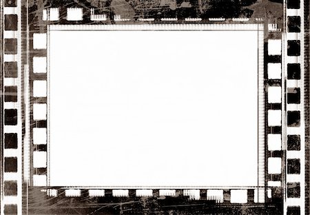 simsearch:628-01494974,k - Computer designed highly detailed grunge film frame with space for your text or image. Great grunge element for your projects Stock Photo - Budget Royalty-Free & Subscription, Code: 400-03946442