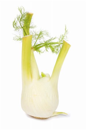 simsearch:400-03939805,k - image series of fresh vegetables on white background - fennel Photographie de stock - Aubaine LD & Abonnement, Code: 400-03946494