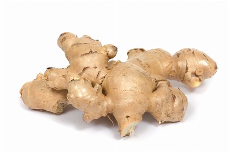 simsearch:400-03939805,k - image series of fresh vegetables on white background - ginger Photographie de stock - Aubaine LD & Abonnement, Code: 400-03946492