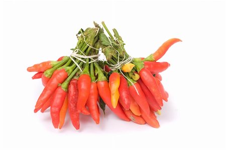 simsearch:400-03939805,k - image series of fresh vegetables on white background - hot pepper Foto de stock - Super Valor sin royalties y Suscripción, Código: 400-03946503