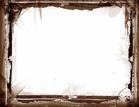 simsearch:649-07063299,k - Computer designed highly detailed grunge border. Great grunge layer for your projects. Stock Photo - Budget Royalty-Free & Subscription, Code: 400-03947136