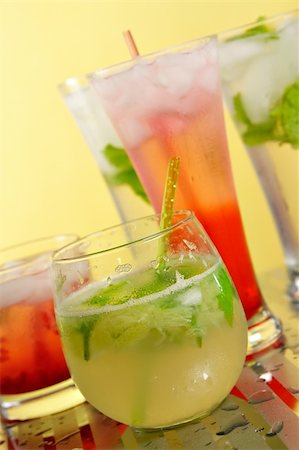 Group of different drinks Stock Photo - Budget Royalty-Free & Subscription, Code: 400-03948277