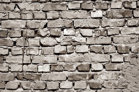 simsearch:400-06481727,k - Old grungy brick wall background Foto de stock - Royalty-Free Super Valor e Assinatura, Número: 400-03948478