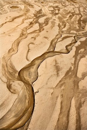 Aerial of desert landscape in Owens Valley, California, USA. Fotografie stock - Microstock e Abbonamento, Codice: 400-03948787