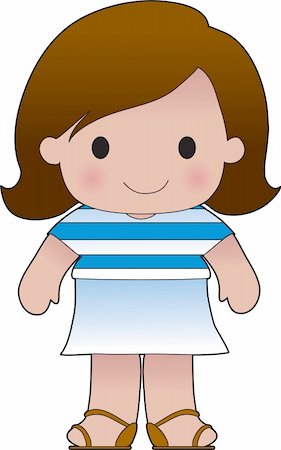 Little girl in a shirt with the Greek flag on it Stock Photo - Budget Royalty-Free & Subscription, Code: 400-03949638