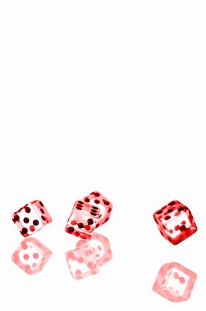 simsearch:400-07775500,k - Dice isolated on white background Stock Photo - Budget Royalty-Free & Subscription, Code: 400-03949945