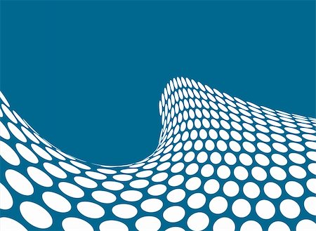 simsearch:670-06450573,k - Wave green illustrated background made out of white dots Stock Photo - Budget Royalty-Free & Subscription, Code: 400-03940913