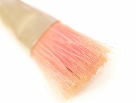 simsearch:400-03914130,k - A red paint brush isolated on a white background Foto de stock - Super Valor sin royalties y Suscripción, Código: 400-03941786