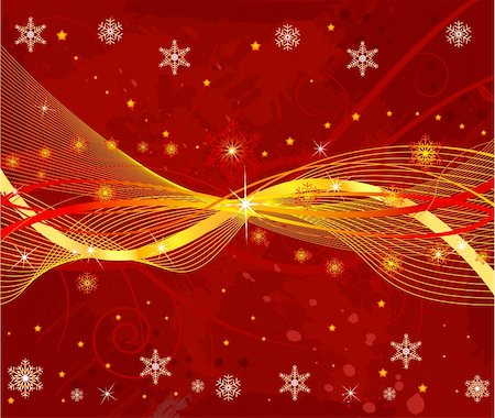 simsearch:400-03960504,k - Abstract   Christmas background - vector Photographie de stock - Aubaine LD & Abonnement, Code: 400-03942461