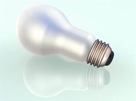 simsearch:400-03928538,k - Light bulb 3d concept illustration Stock Photo - Budget Royalty-Free & Subscription, Code: 400-03943699