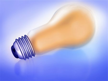 simsearch:400-03928538,k - Light bulb 3d concept illustration Stock Photo - Budget Royalty-Free & Subscription, Code: 400-03943700