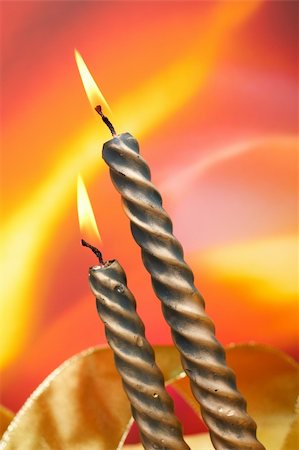 simsearch:400-03962236,k - Two christmas candles over color background, vertical composition. Shallow DOF Stock Photo - Budget Royalty-Free & Subscription, Code: 400-03955185