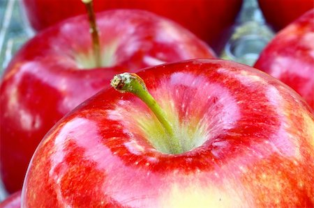 simsearch:400-03928596,k - close up of red apples Foto de stock - Royalty-Free Super Valor e Assinatura, Número: 400-03955195
