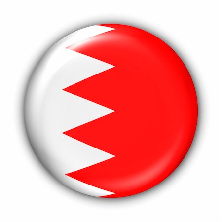 World Flag Button Series - Asia/Middle East - Bahrain (With Clipping Path) Photographie de stock - Aubaine LD & Abonnement, Code: 400-03955363