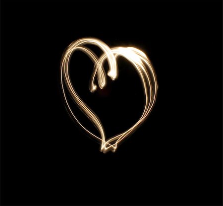 light is moving the dark - abstract heart Foto de stock - Super Valor sin royalties y Suscripción, Código: 400-03956700