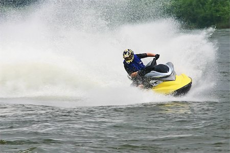 simsearch:400-08774806,k - Jet ski water sport Stockbilder - Microstock & Abonnement, Bildnummer: 400-03957166