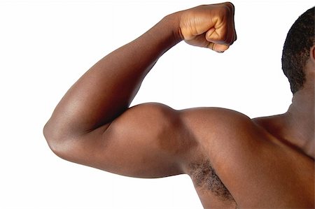 This is an image of a person, contracting his muscles. Stock Photo - Budget Royalty-Free & Subscription, Code: 400-03957340