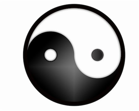 yin yang symbol Photographie de stock - Aubaine LD & Abonnement, Code: 400-03957647