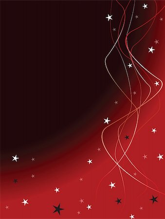 simsearch:400-03908512,k - christmas background black with white stars and ribbons Photographie de stock - Aubaine LD & Abonnement, Code: 400-03957780