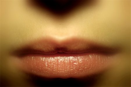 close up of red female lips Stock Photo - Budget Royalty-Free & Subscription, Code: 400-03958024