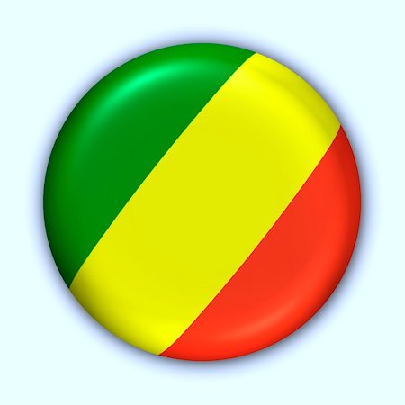 simsearch:400-03963820,k - World Flag Button Series - Africa - Congo Republic (With Clipping Path) Foto de stock - Super Valor sin royalties y Suscripción, Código: 400-03959946