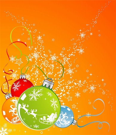 simsearch:693-06667980,k - Abstract christmas background with baubles, element for design, vector illustration Stock Photo - Budget Royalty-Free & Subscription, Code: 400-03959992