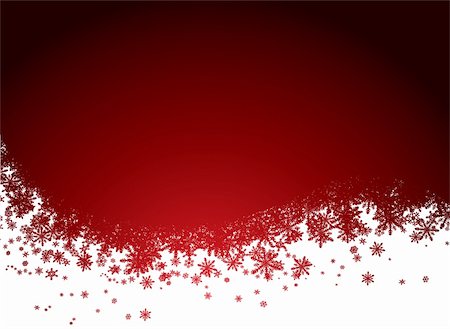 simsearch:632-05817175,k - christmas background in red and black with snowflakes Stockbilder - Microstock & Abonnement, Bildnummer: 400-03950177