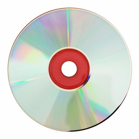 simsearch:400-03909479,k - Compact disk isolated on white Foto de stock - Super Valor sin royalties y Suscripción, Código: 400-03950274