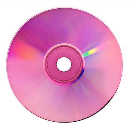 simsearch:400-03909479,k - Compact disk isolated on white Foto de stock - Super Valor sin royalties y Suscripción, Código: 400-03950275