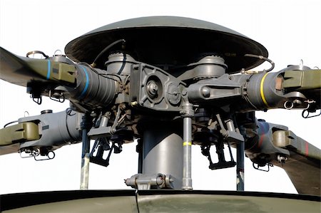 simsearch:673-02140713,k - Close-up view of  the main rotor of a military helicopter on white Foto de stock - Royalty-Free Super Valor e Assinatura, Número: 400-03950902