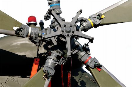 simsearch:673-02140712,k - Close-up view of  the tail rotor of a military helicopter on white Stock Photo - Budget Royalty-Free & Subscription, Code: 400-03950903