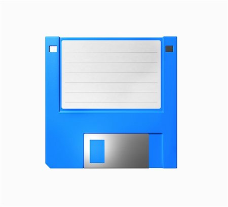 3d blue disk with metall and plastic Photographie de stock - Aubaine LD & Abonnement, Code: 400-03951050