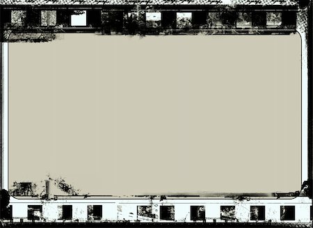 simsearch:700-00695637,k - Computer designed high resolution grunge film frame with space for your text or image. Great grunge layer for your projects Photographie de stock - Aubaine LD & Abonnement, Code: 400-03951532