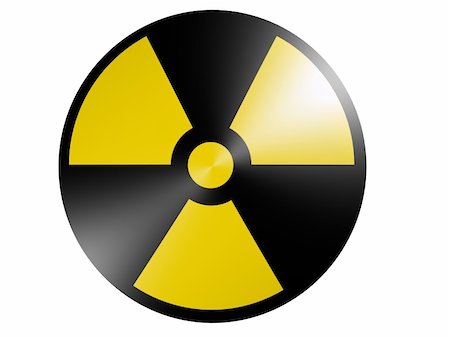 simsearch:400-05233482,k - 3d rendered illustration of a radioactive sign Foto de stock - Super Valor sin royalties y Suscripción, Código: 400-03952252