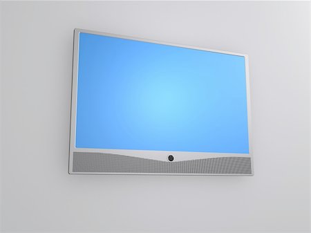 3d rendered illustration of a lcd display Stock Photo - Budget Royalty-Free & Subscription, Code: 400-03952261
