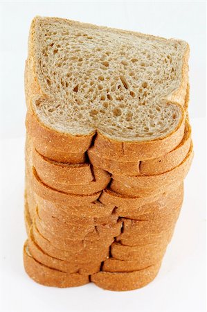 simsearch:400-03932840,k - a close up macro of stacked wheat bread Stock Photo - Budget Royalty-Free & Subscription, Code: 400-03965173