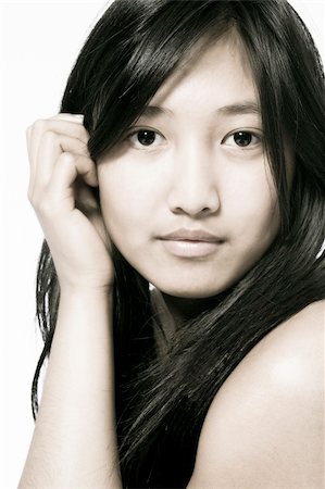 Portrait of an Beautyfull Asian model Photographie de stock - Aubaine LD & Abonnement, Code: 400-03965364