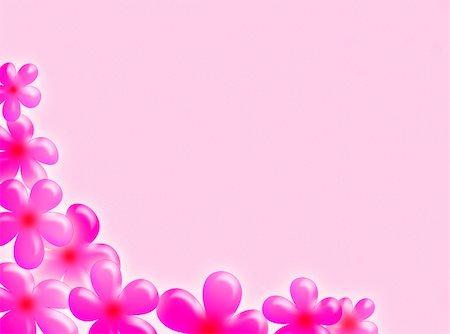 simsearch:400-04428905,k - Pink flowers frame as decoration on this background Stock Photo - Budget Royalty-Free & Subscription, Code: 400-03965807