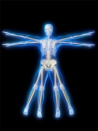 simsearch:700-06038080,k - 3d rendered anatomy illustration of a human glowing skeleton Foto de stock - Super Valor sin royalties y Suscripción, Código: 400-03966197