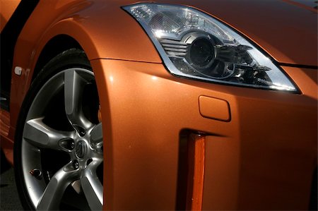 fast car close up - Close-up image of a sport car Stock Photo - Budget Royalty-Free & Subscription, Code: 400-03966471