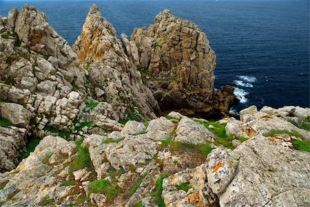 simsearch:400-05881592,k - Scenic view from Pointe de Penhir on Atlantic coast in Brittany, France Foto de stock - Super Valor sin royalties y Suscripción, Código: 400-03967248