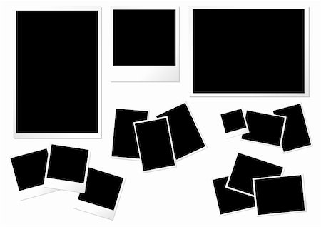 Photo paper templates with different formats sizes and orientations Stock Photo - Budget Royalty-Free & Subscription, Code: 400-03967916