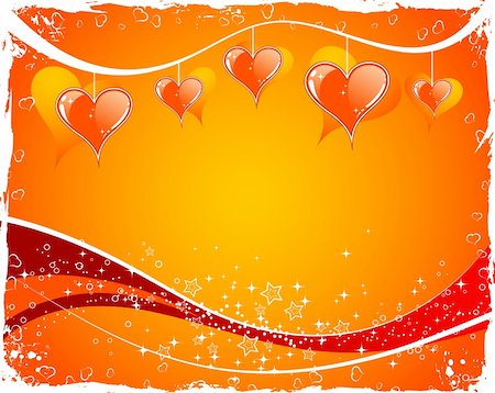 simsearch:633-01274235,k - Grunge Valentines Day background with Hearts, element for design, vector illustration Stock Photo - Budget Royalty-Free & Subscription, Code: 400-03968877