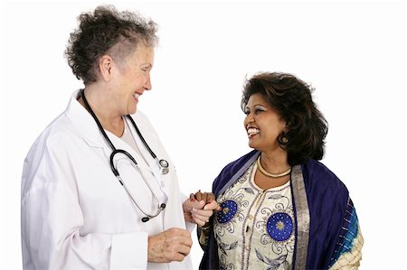 A patient and her doctor working toward better health together. Stock Photo - Budget Royalty-Free & Subscription, Code: 400-03969167