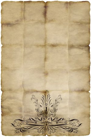 simsearch:614-02985486,k - background image of old paper or parchment with regal design Photographie de stock - Aubaine LD & Abonnement, Code: 400-03960045