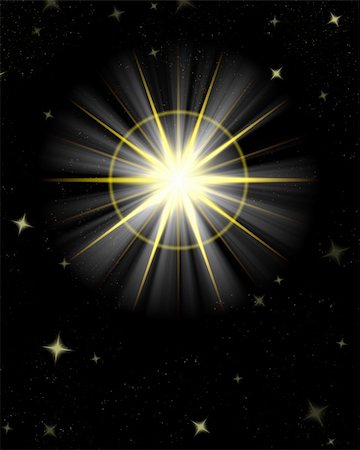 simsearch:622-06398401,k - great big star flare or shining christmas star Foto de stock - Super Valor sin royalties y Suscripción, Código: 400-03960082