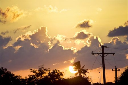 simsearch:862-08273009,k - Tropical sunset Photographie de stock - Aubaine LD & Abonnement, Code: 400-03960547